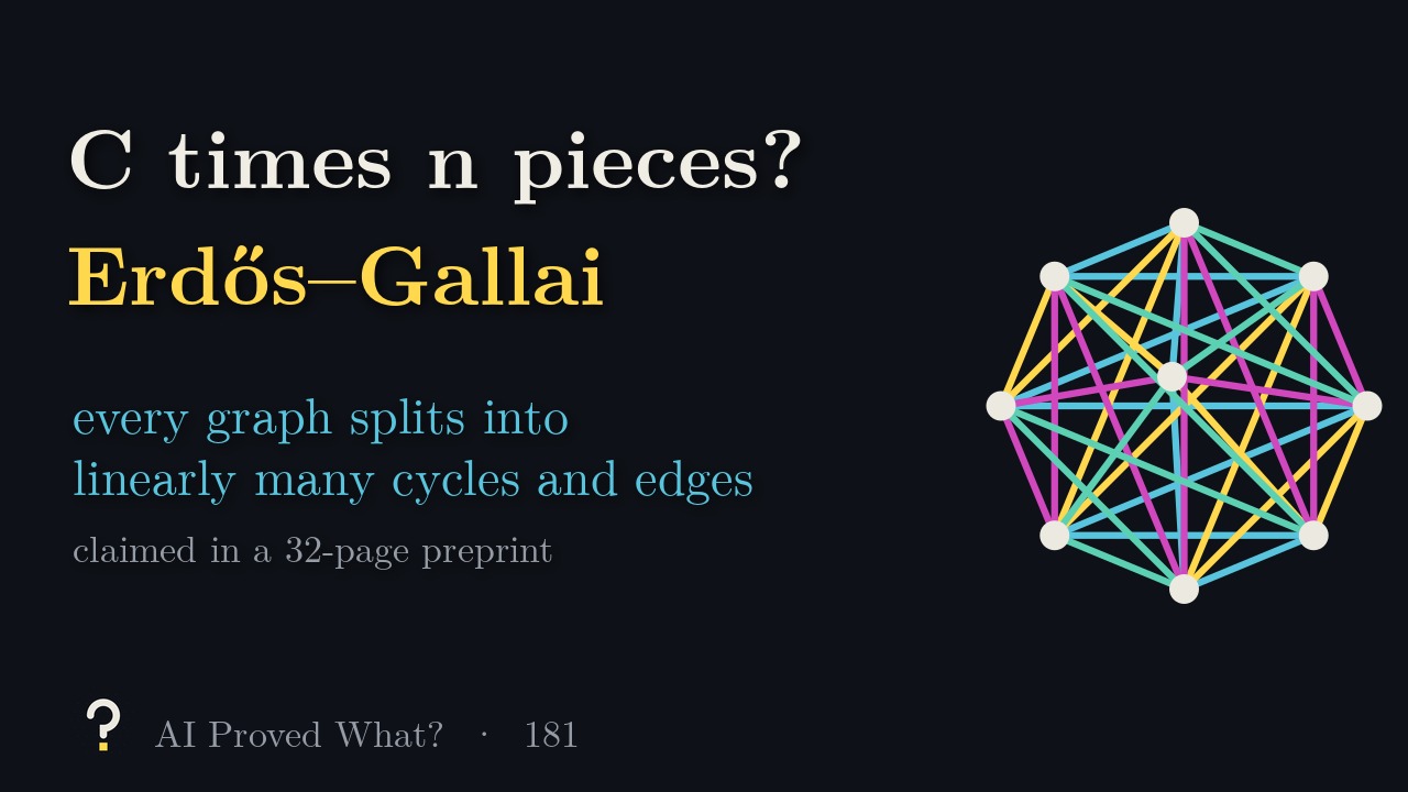 Play Episode 181: C times n pieces? The complete graph on 9 vertices split into 4 coloured cycles through all 9 vertices (our drawing of a classical construction).