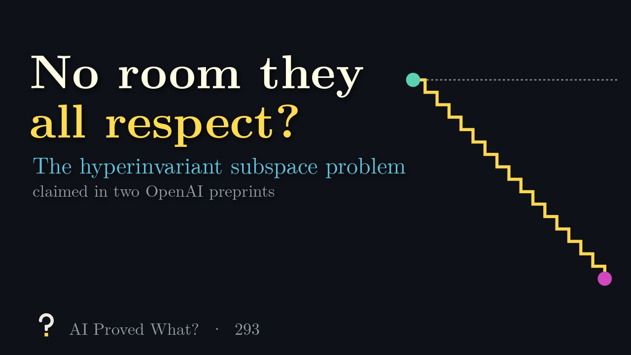 Play Episode 293: No room they all respect? A staircase that always steps down, ending far below its dashed starting level.