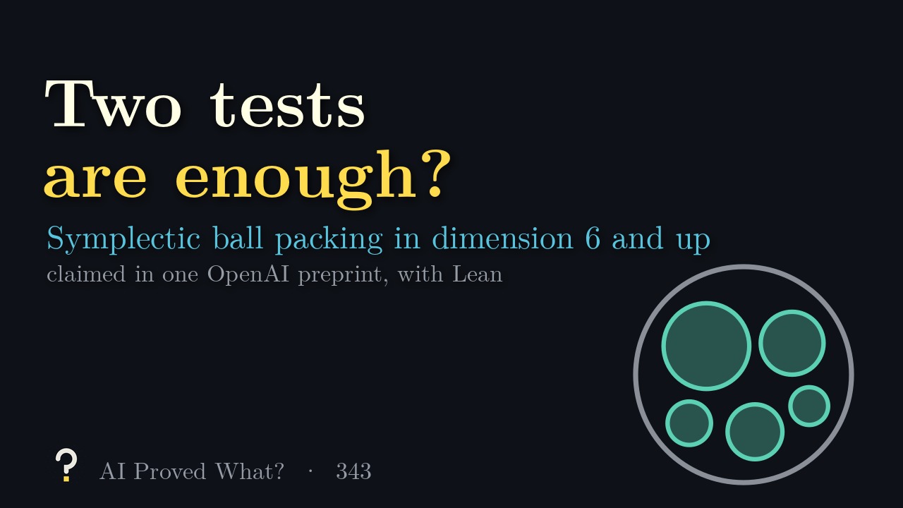 Play Episode 343: Two tests are enough? Five teal balls packed inside a grey ball.
